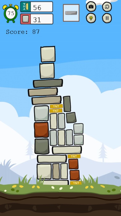 Tangkapan skrin A Stone Pillar : Stack Tower