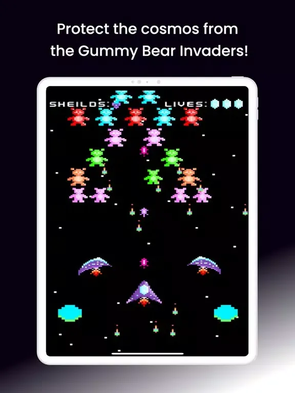 Zrzuty ekranu Gummy Bear Invaders iPad 