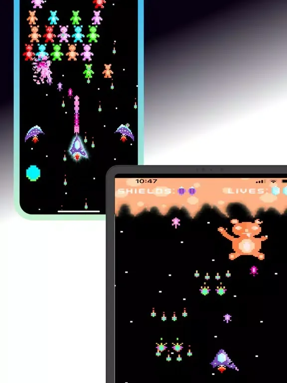 Zrzuty ekranu Gummy Bear Invaders iPad 