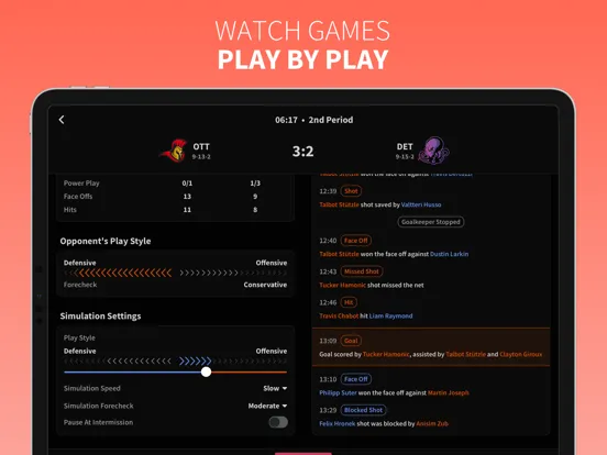 Puck Drop 2: Hockey Manager iPad 应用截图