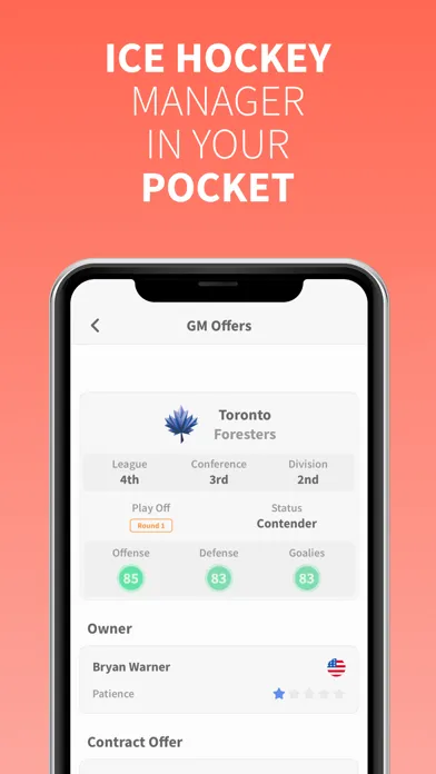 Puck Drop 2: Hockey Manager应用截图