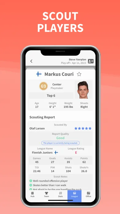 Puck Drop 2: Hockey Manager应用截图