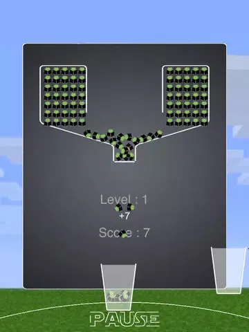 ภาพหน้าจอของ 100 Blocks - Free Balls Physics Game iPad 