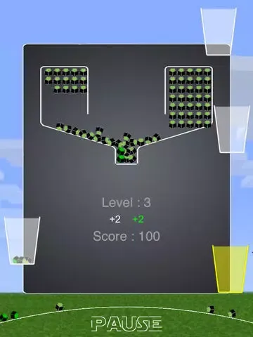ภาพหน้าจอของ 100 Blocks - Free Balls Physics Game iPad 
