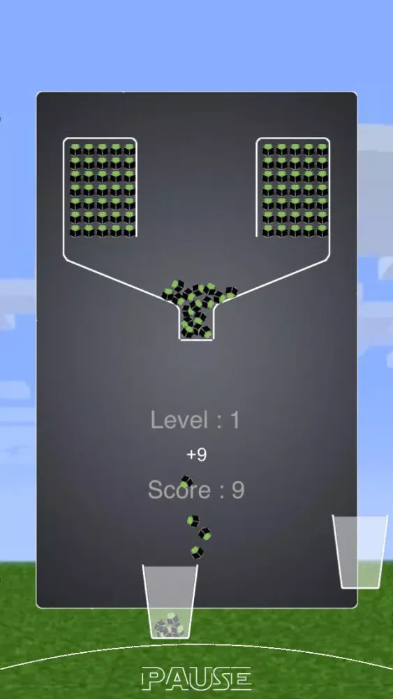 ภาพหน้าจอของ 100 Blocks - Free Balls Physics Game