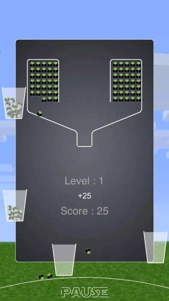 ภาพหน้าจอของ 100 Blocks - Free Balls Physics Game