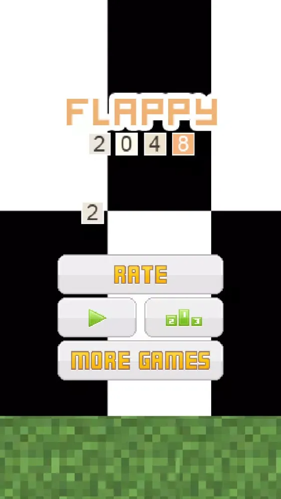 Capturas de pantalla de Flappy Numbers - Adventure of the 2048 Bird