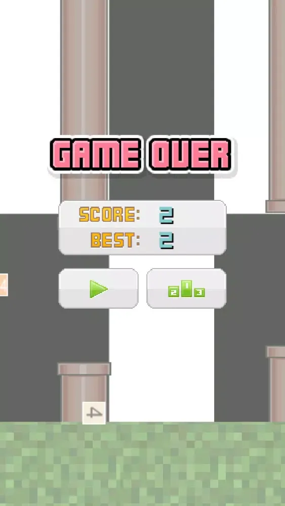 Capturas de pantalla de Flappy Numbers - Adventure of the 2048 Bird