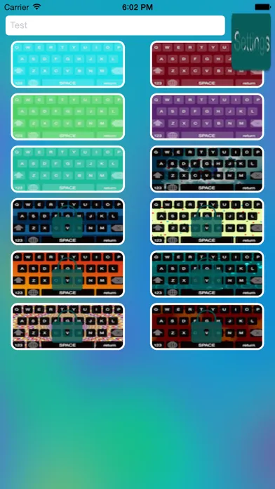 Screenshot di Color Keys - Free Colorful Keyboard for iOS 8 and iPhone / iPad