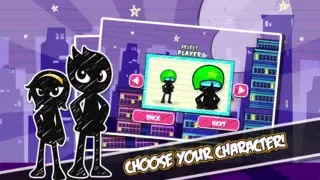 Capturas de tela do Stick Swing N Fly - Multiplayer Tight Rope StickMan Game