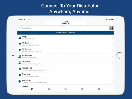 Mars Electric OE Touch iPad  Screenshots