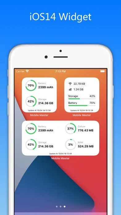 Ảnh chụp màn hình của Mobile Master-CPU Master
