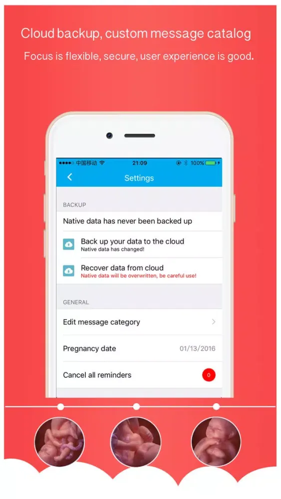 Скриншоты Hava a Baby - Your pregnancy assistant