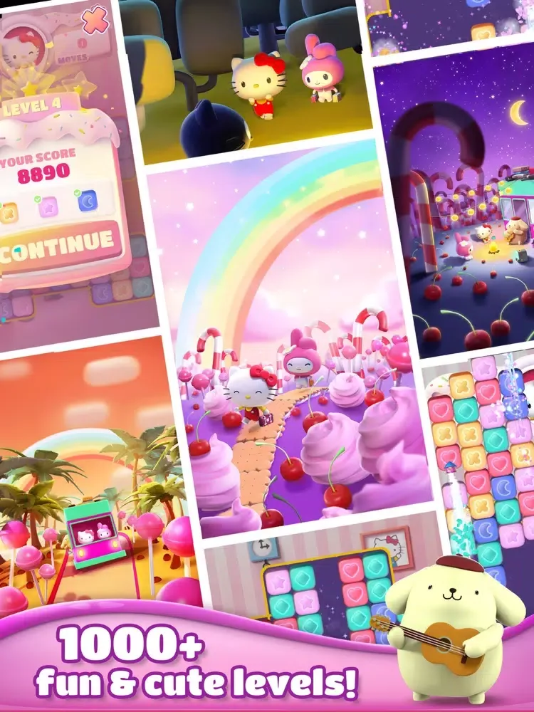 Capturas de pantalla de Sanrio Dream Blast Hello Kitty iPad 