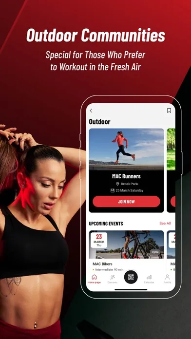 Tangkapan layar MAC+: Gym & Home Workouts