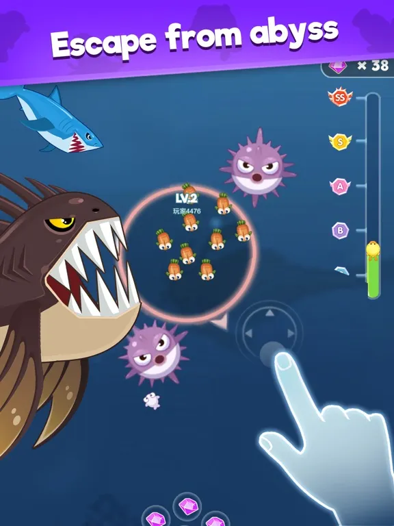 Fish Go.io - Be the fish king iPad  スクリーンショット