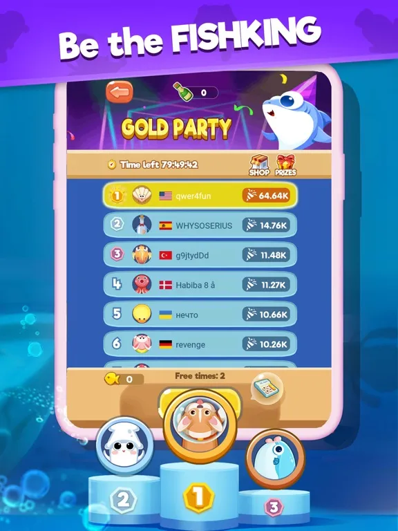 Fish Go.io - Be the fish king iPad  スクリーンショット