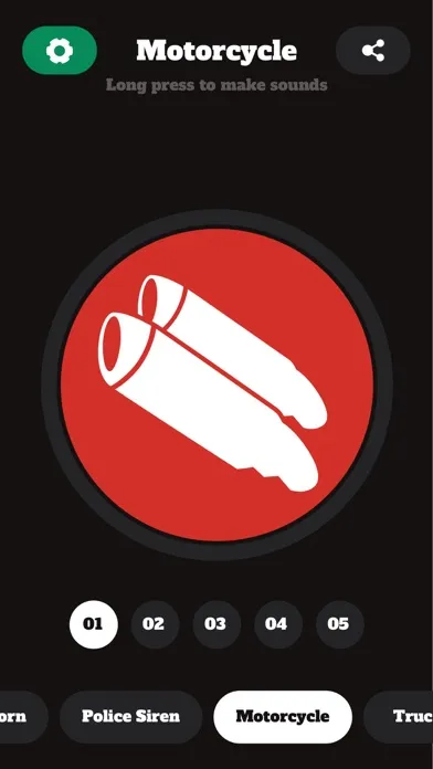 Capturas de tela do Car Horn Sounds - Horn & Siren