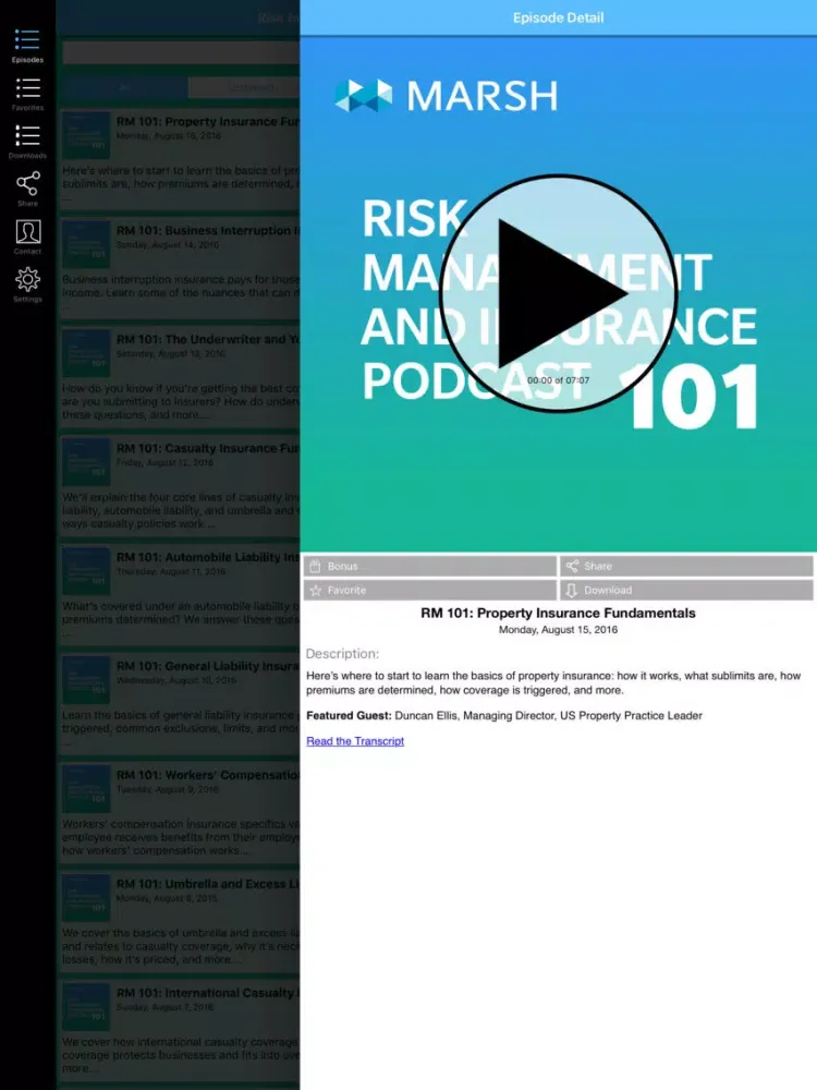 Risk Management and Insurance iPad  स्क्रीनशॉट