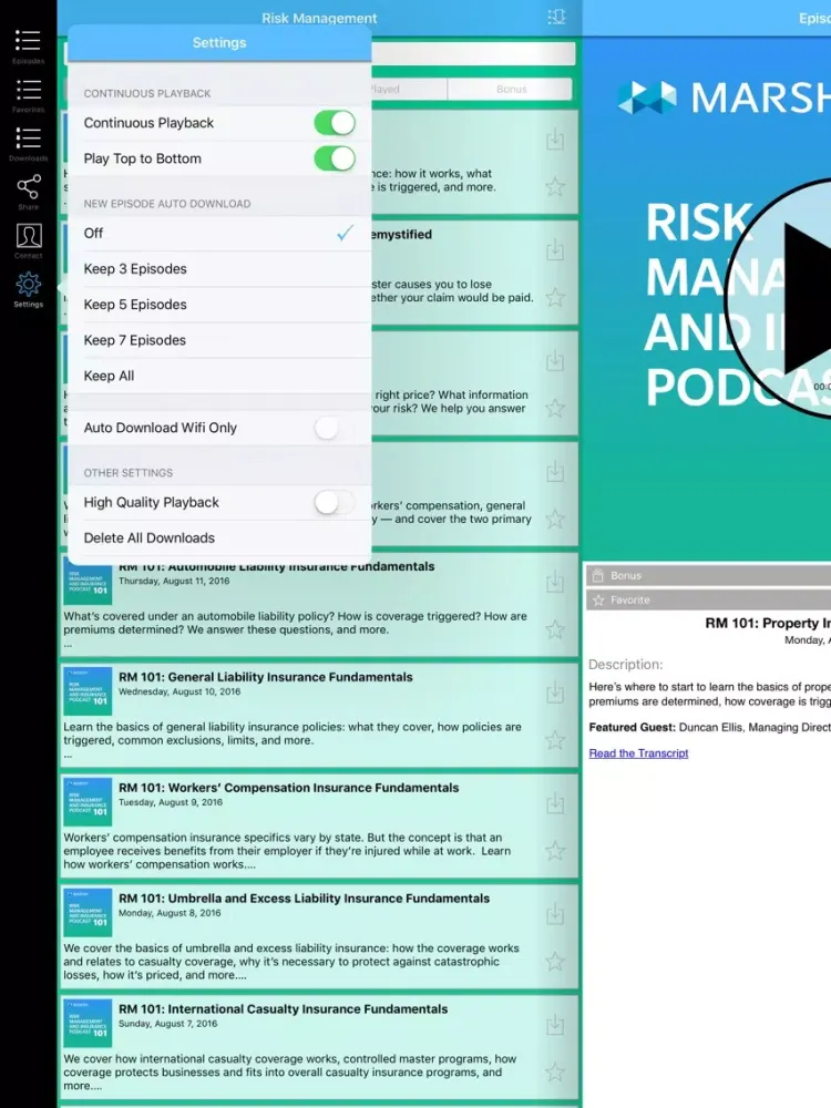 Risk Management and Insurance iPad  स्क्रीनशॉट