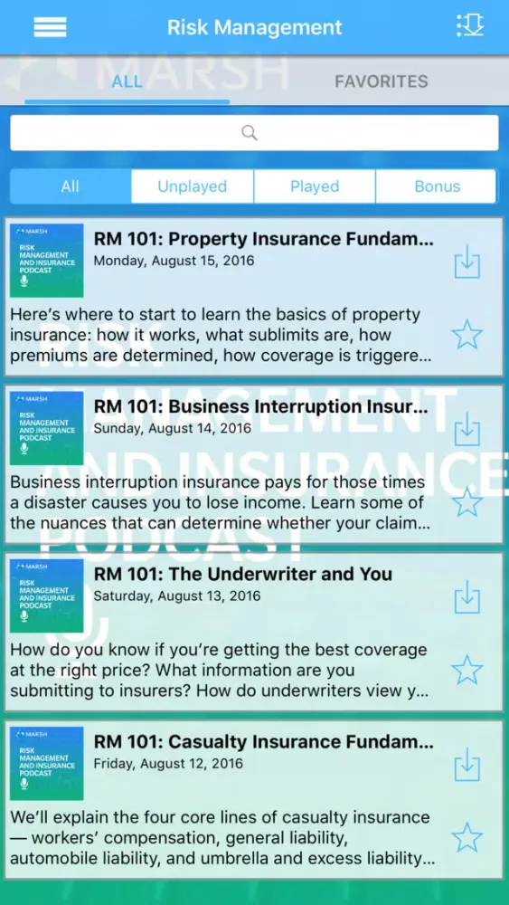 Risk Management and Insurance स्क्रीनशॉट