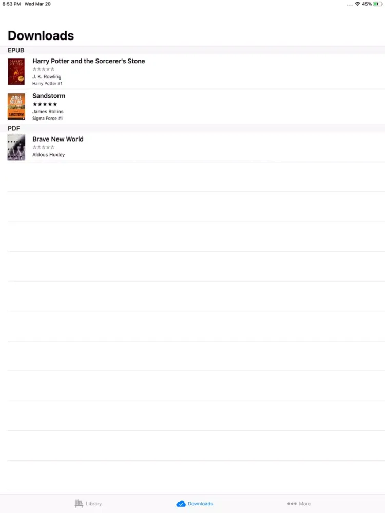 Libreca For Calibre iPad  スクリーンショット