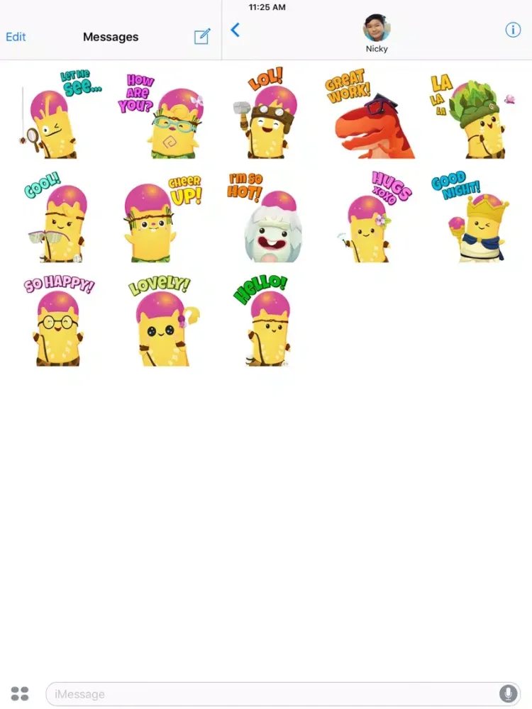 Brainy Arkies Stickers iPad 應用截圖