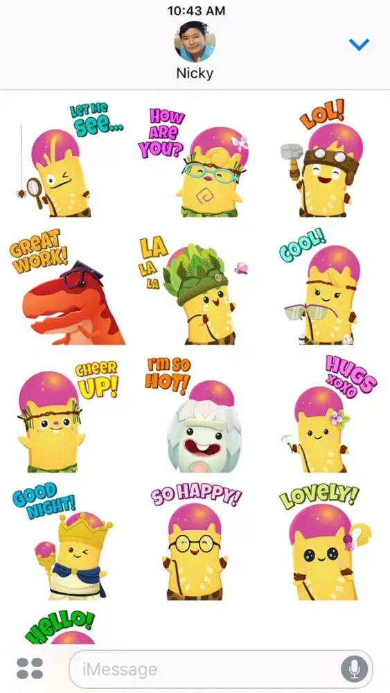 Brainy Arkies Stickers應用截圖