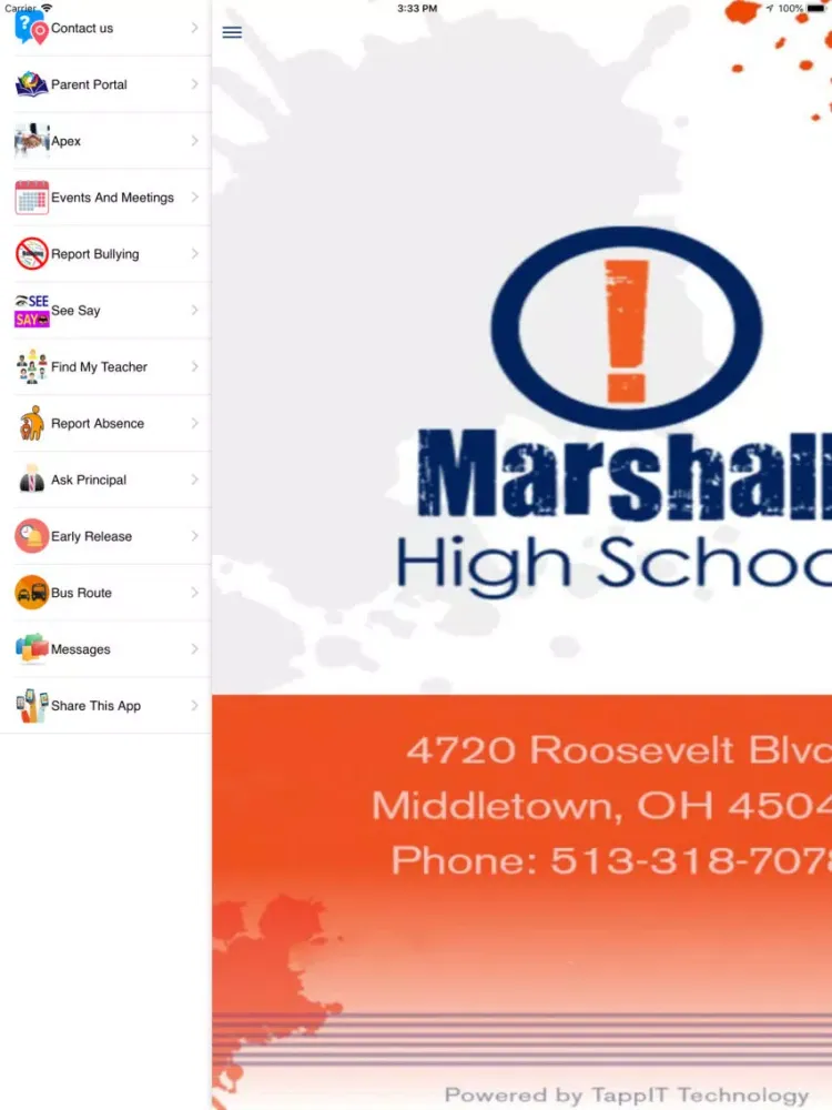 Marshall High School iPad  سکرین شاٹس