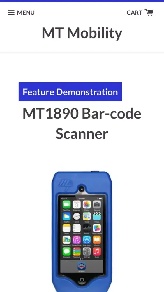 Ảnh chụp màn hình của MtMobility MobileScan