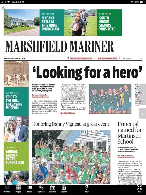 Marshfield Mariner eEdition iPad  スクリーンショット