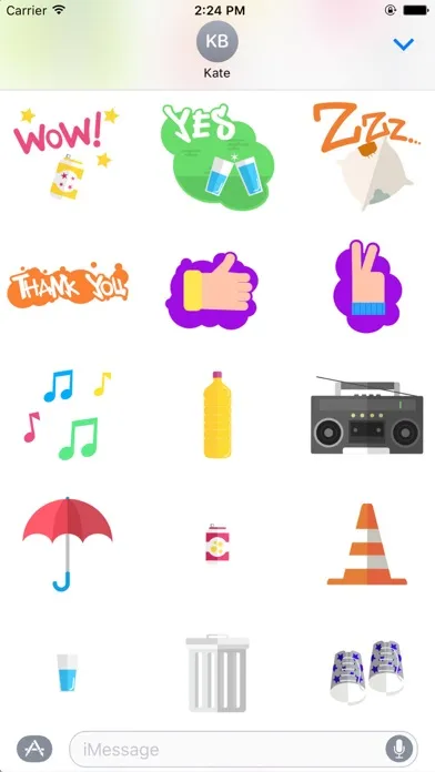 Street Music Stickers スクリーンショット