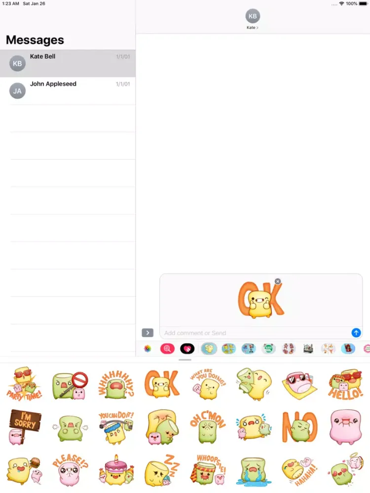 Marshmallow Emoji Stickers iPad  স্ক্রিনশট