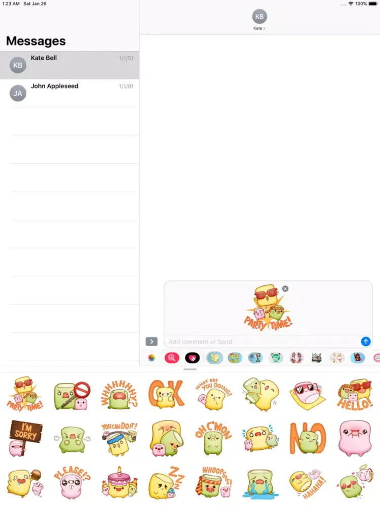 Marshmallow Emoji Stickers iPad  স্ক্রিনশট