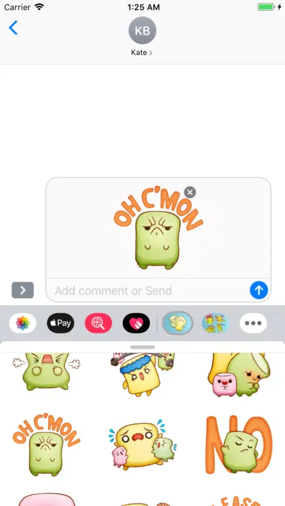 Marshmallow Emoji Stickers স্ক্রিনশট