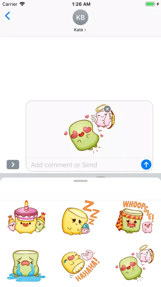 Marshmallow Emoji Stickers স্ক্রিনশট