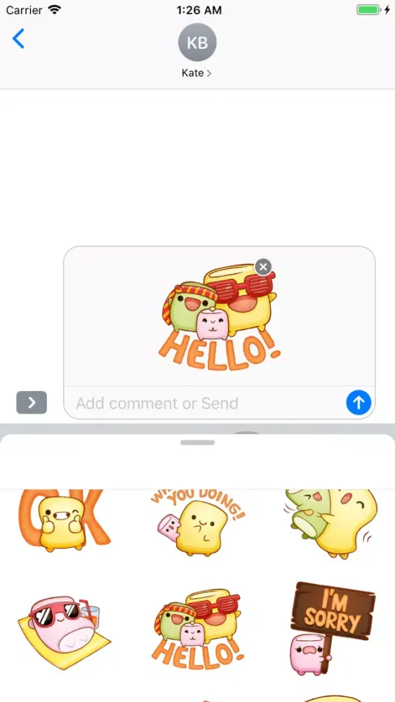 Marshmallow Emoji Stickers স্ক্রিনশট