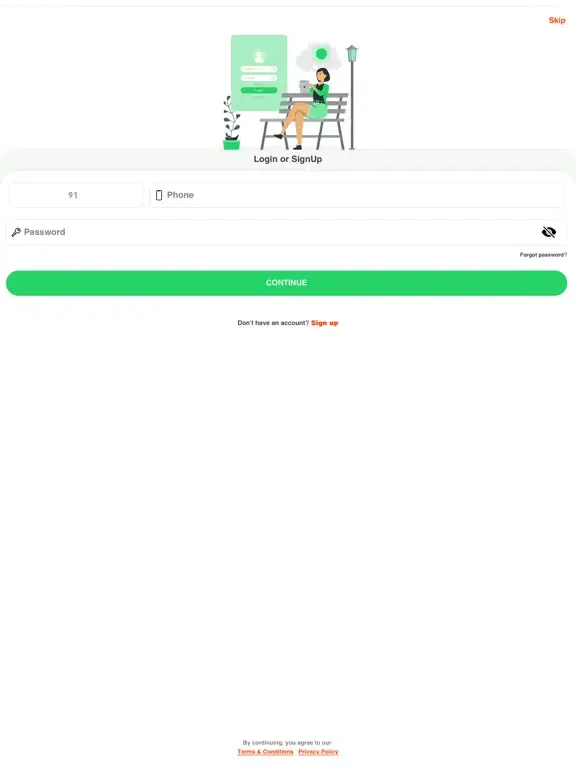 Ảnh chụp màn hình của Marso Customer iPad 