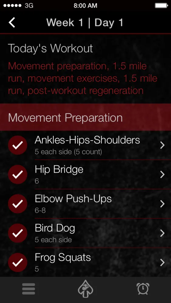 Fitness Preparation Screenshots