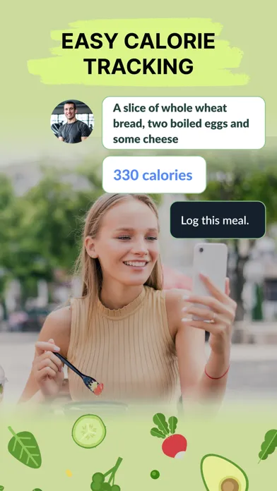 Captures d'écran de FoodLog : Calorie Tracker