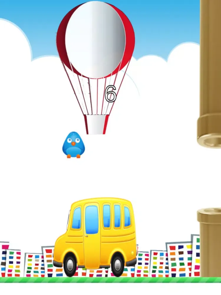 Zrzuty ekranu Flappy Blue - City Bird iPad 