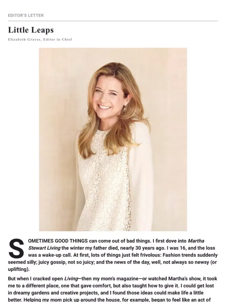 Zrzuty ekranu Martha Stewart Living iPad 