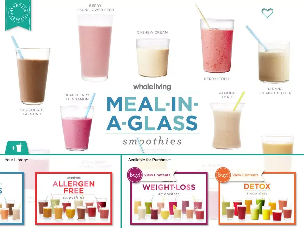 Скриншоты Smoothies from Whole Living iPad 