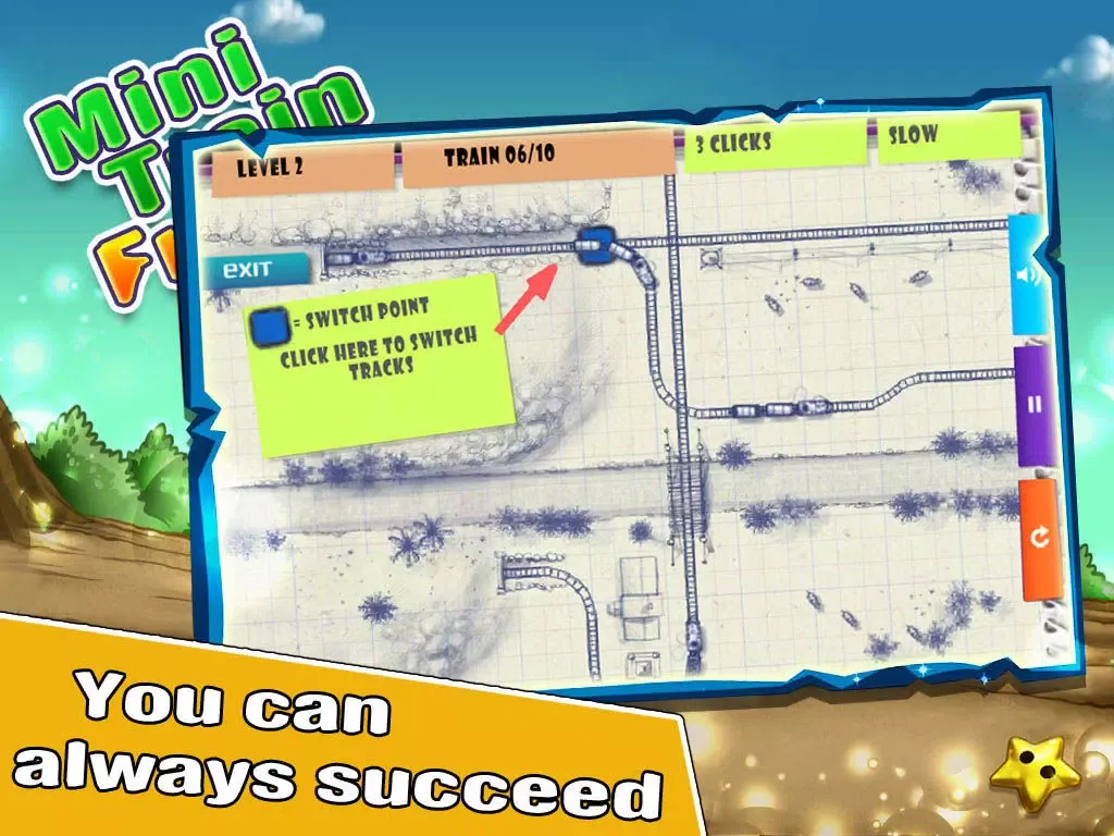 Mini train free iPad  스크린샷