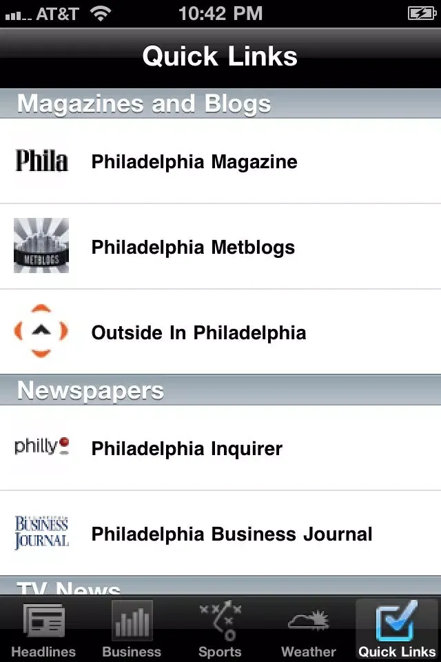 Zrzuty ekranu Philadelphia Local News Free