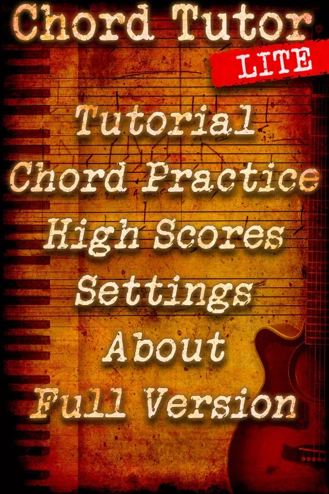 Capturas de pantalla de Chord Tutor Lite - Chord Practice