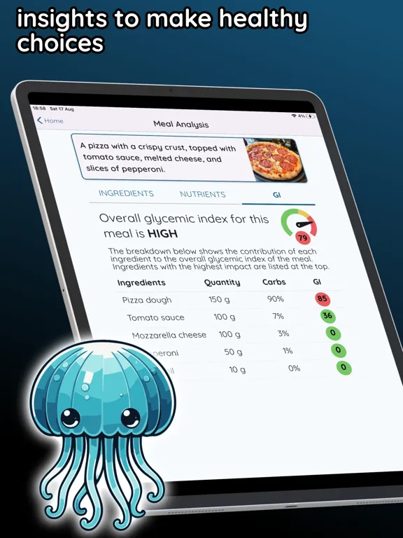 Jellyfish AI Calorie Counter iPad  Screenshots