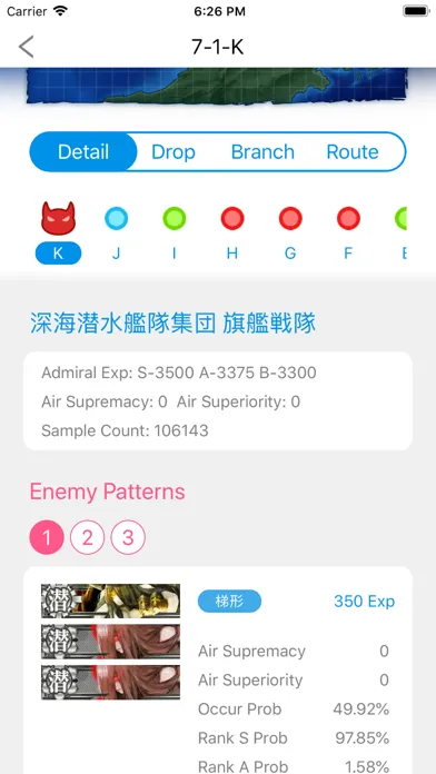 Ảnh chụp màn hình của wiki for KanColle