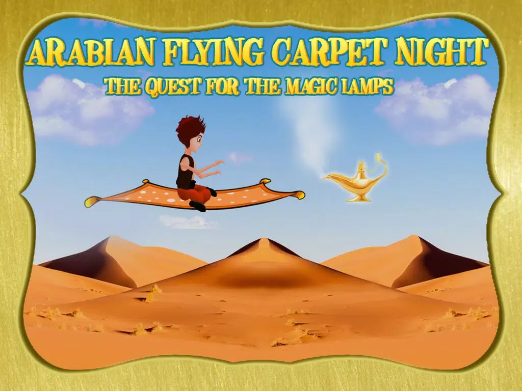 Arabian Flying Carpet Night : The Quest for the Magic Lamps - Free Edition iPad  Screenshots