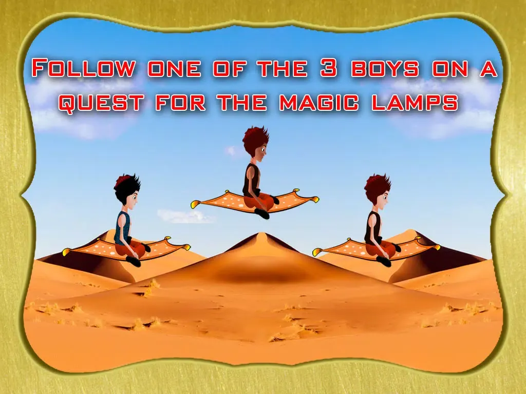 Arabian Flying Carpet Night : The Quest for the Magic Lamps - Free Edition iPad  Screenshots